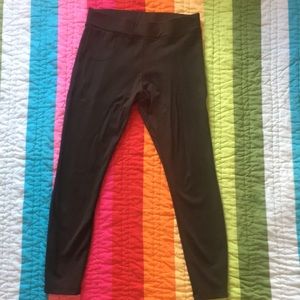 American Giant green leggings 12